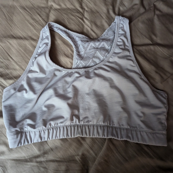 White Zyia Bomber Bra - Picture 1 of 3